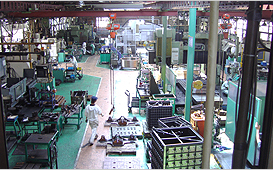 Interior of Yonezawa Branch of Yamagata Factory